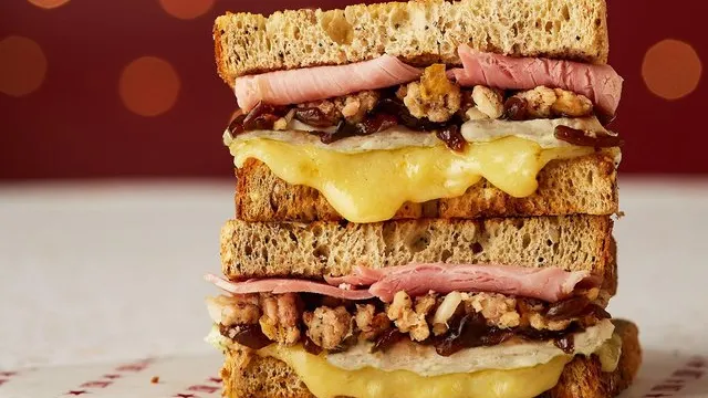 Pret A Manger's Turkey & Trimmings Toastie. Photo: Supplied