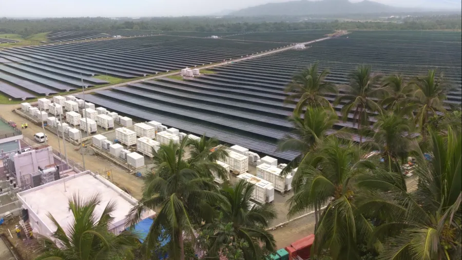 Alaminos Solar and Storage hybrid facility. Photo from ACEN's website.