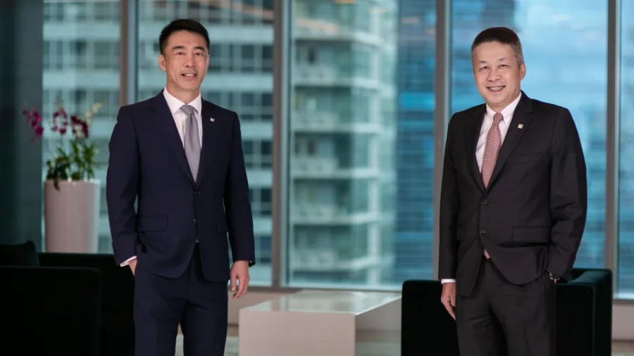 Liew Nam Soon (L) and Max Loh