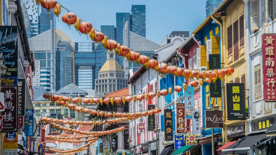 Singapore's Chinatown. Photo by Adrian Jakob via Unsplash.