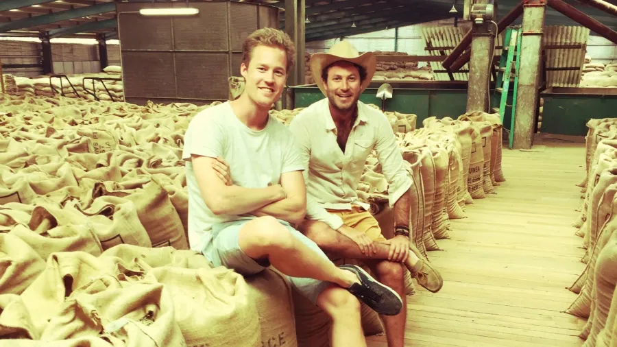 Eirik Holth and Gabriel Shohet co-founders of Black Sheep Coffee.