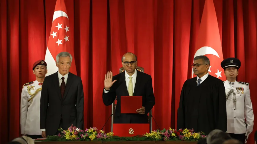 Photo by Fyrol / Grabbed from President Tharman Shanmugaratnam's Facebook page
