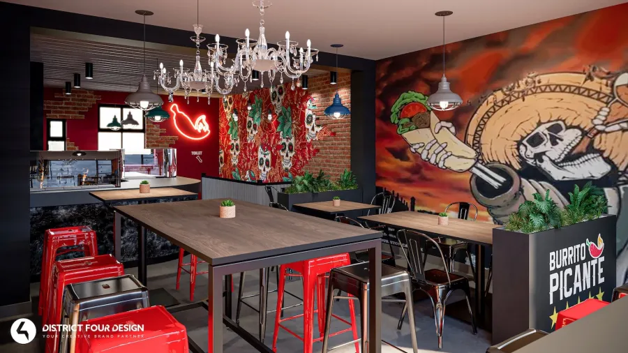 Press photo. /Burrito Picante