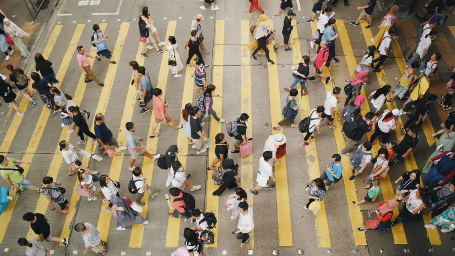 A crossing in Mongkok, Hong Kong (Photo by Gigi Ling via Unsplash).