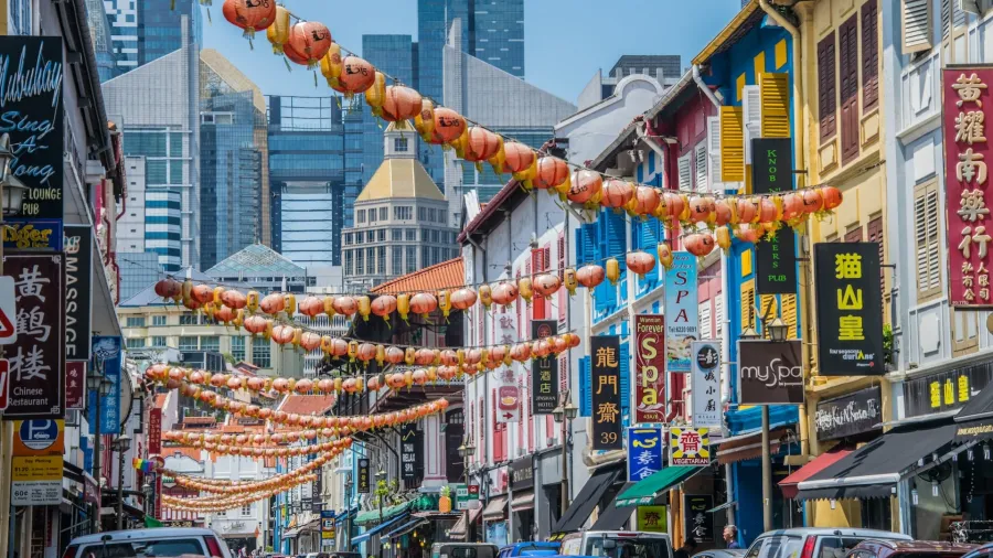 A row of shophouses in Singapore, which is often occupied by small businesses. XTransfer aims to launch an e-wallet that will service the cross-border payment and trade-finance needs of small businesses. (Photo by Adrian Jakob via Unsplash)